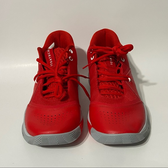 NEW Under Armour SC 3Zero IV UA 4 Basketball Shoes Red Grey Men’s Size 9 - Picture 3 of 8